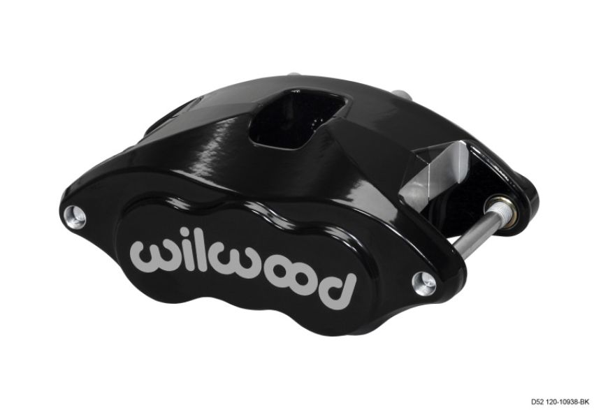 Wilwood 120-10938-BK Caliper-D52-Black Pwdr 1.25/1.25in Pistons 1.28in Disc