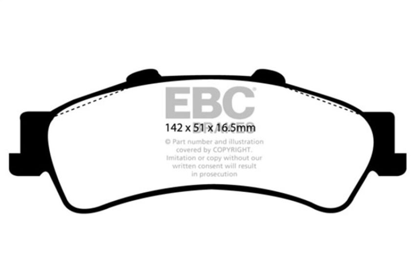 EBC Brakes UD792 Ultimax OEM Replacement Brake Pads