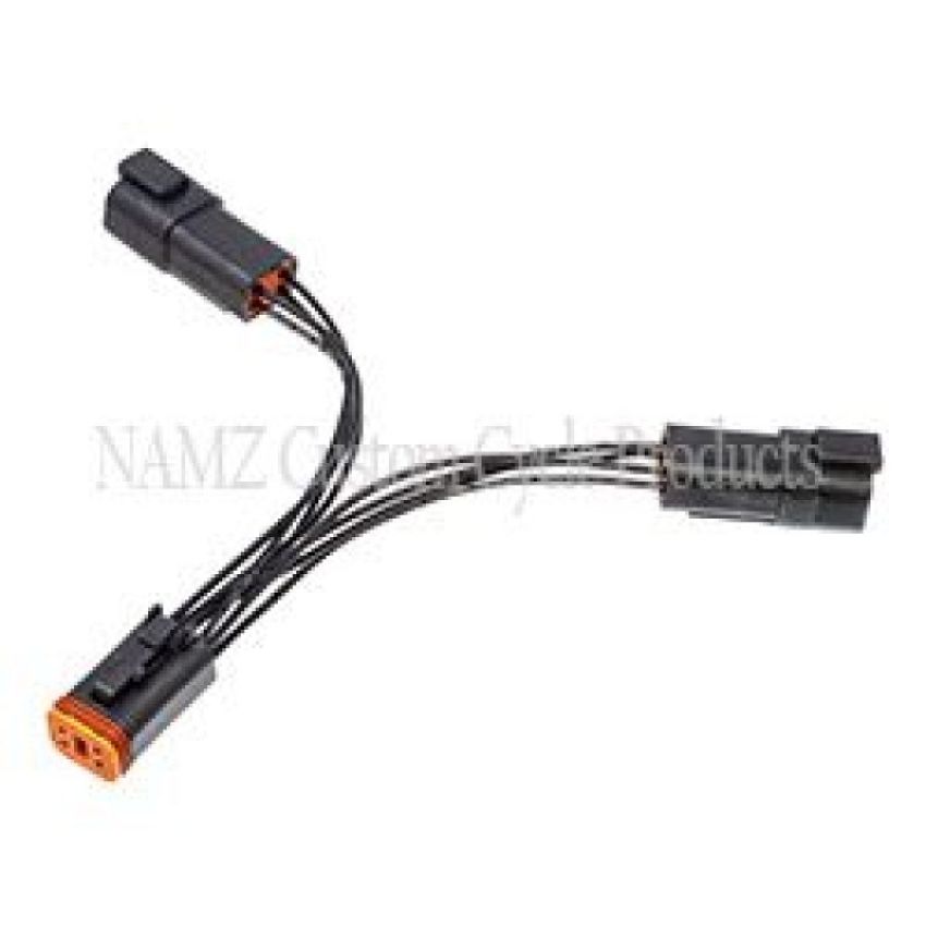 NAMZ NOBD-PYH 94-11 V-Twin Touring & Trike Models Plug-N-Play Power Port Y-Adapter