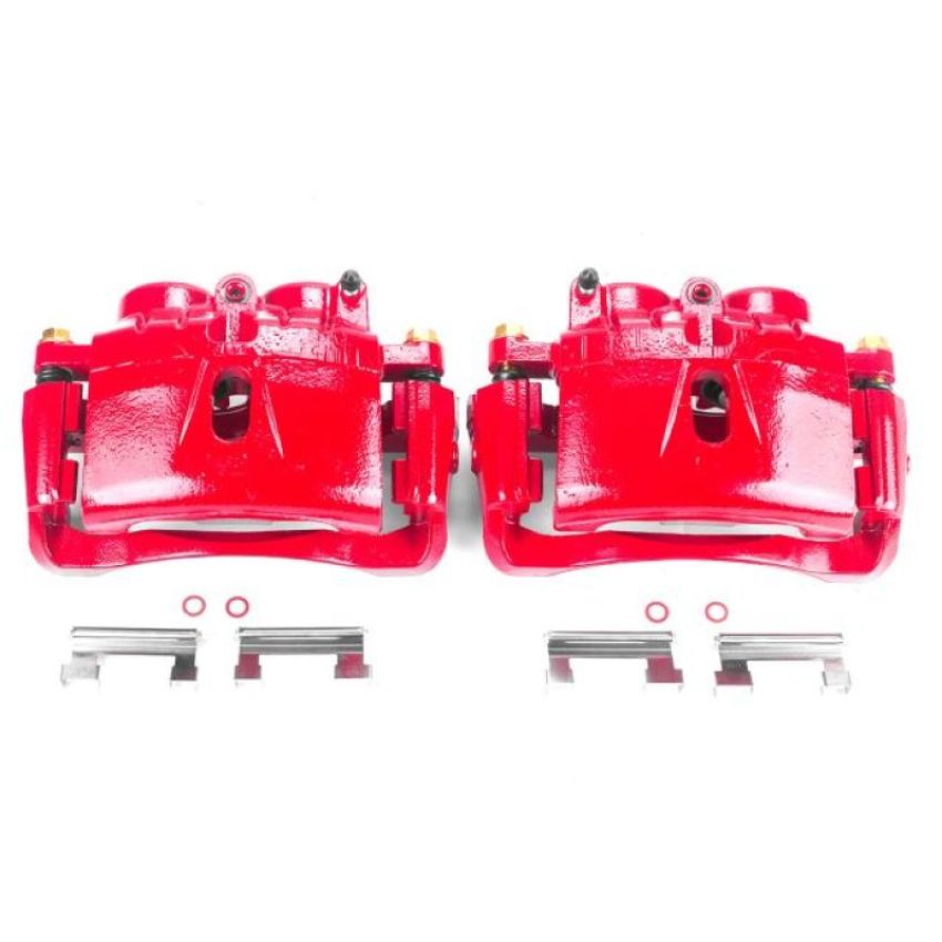 PowerStop S4816 Red Powder Coated Calipers