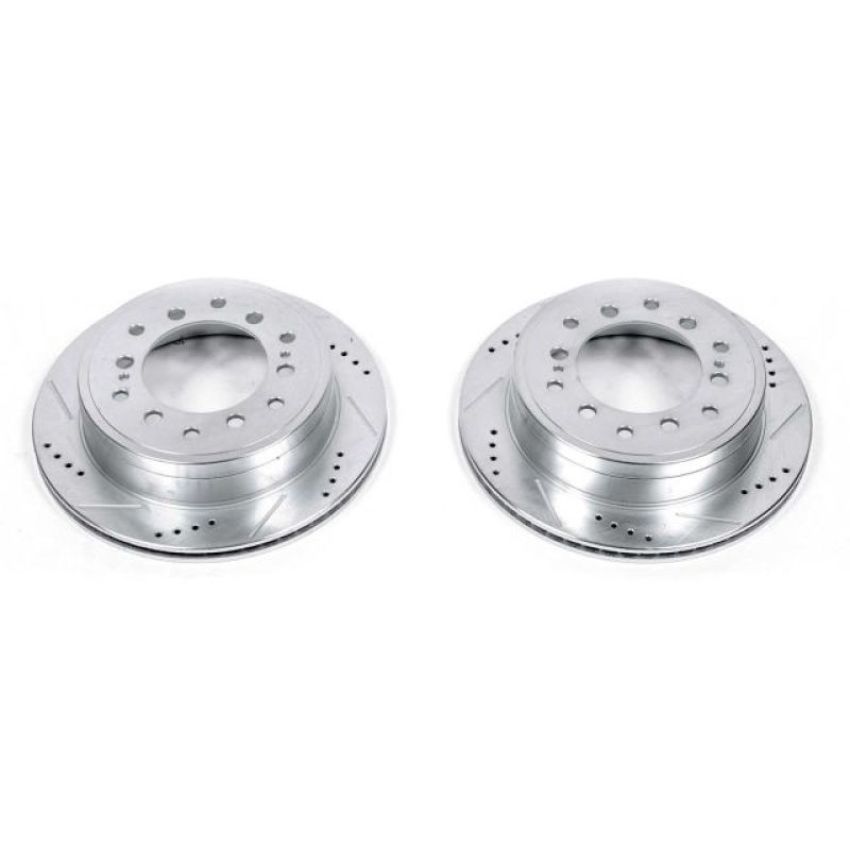 PowerStop JBR1396XPR PowerStop Evolution Performance Drilled, Slotted & Plated Brake Rotor Pair