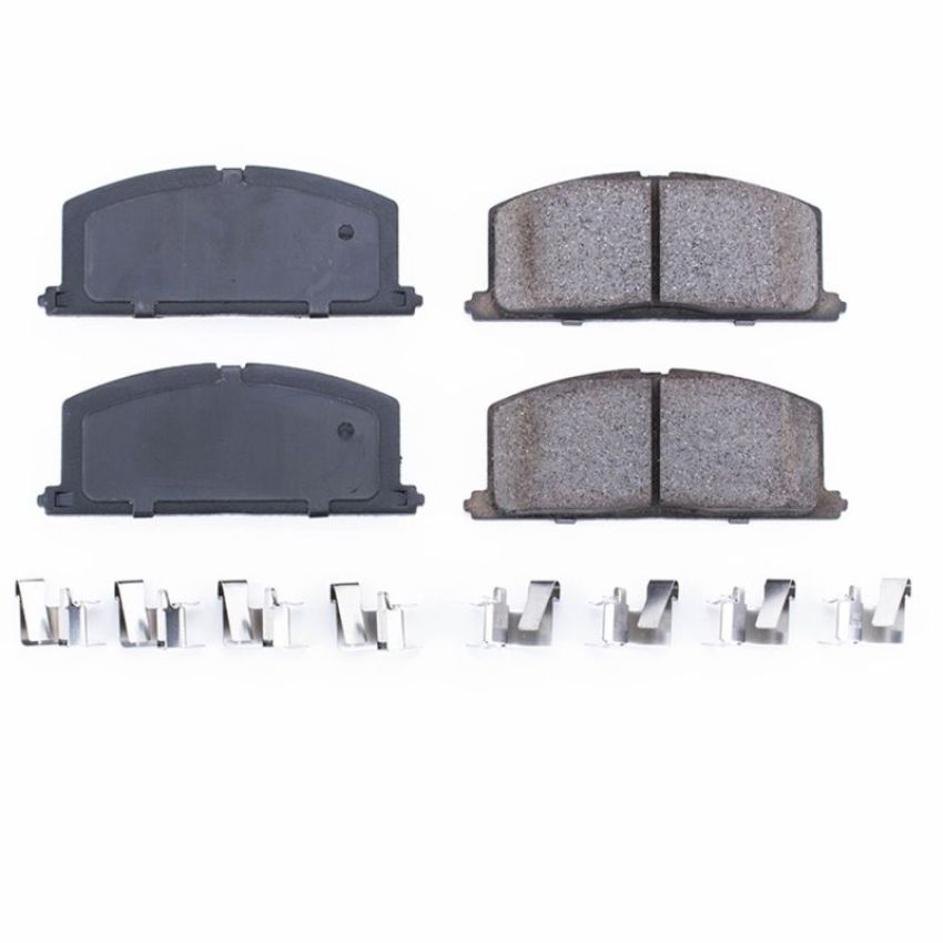 PowerStop 17-242 PowerStop - Z17 Low-Dust Ceramic Brake Pads with Hardware