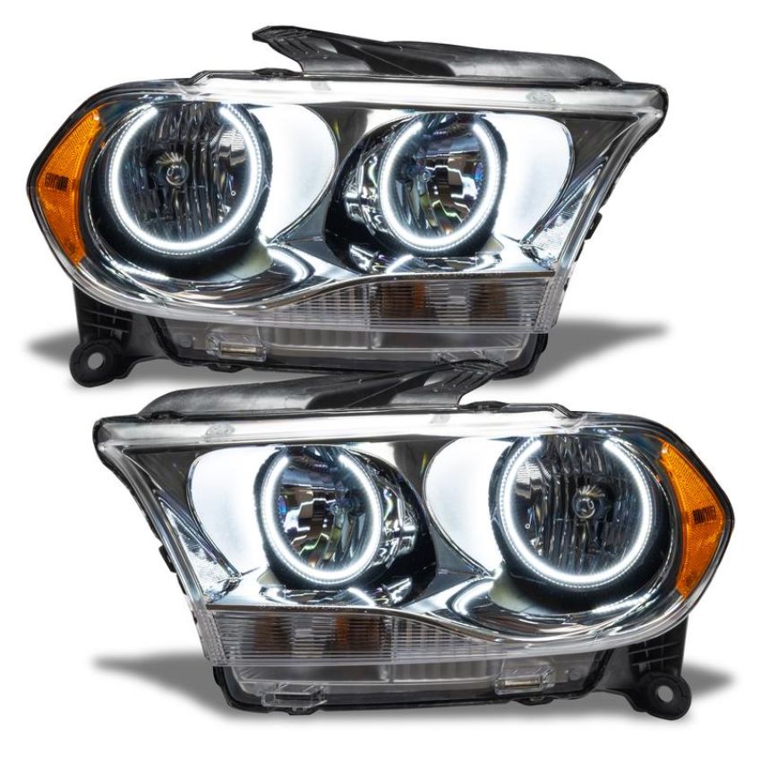 Oracle Lighting 7101-001 SMD Pre-Assembled Headlights, Halogen, Chrome Bezel, White