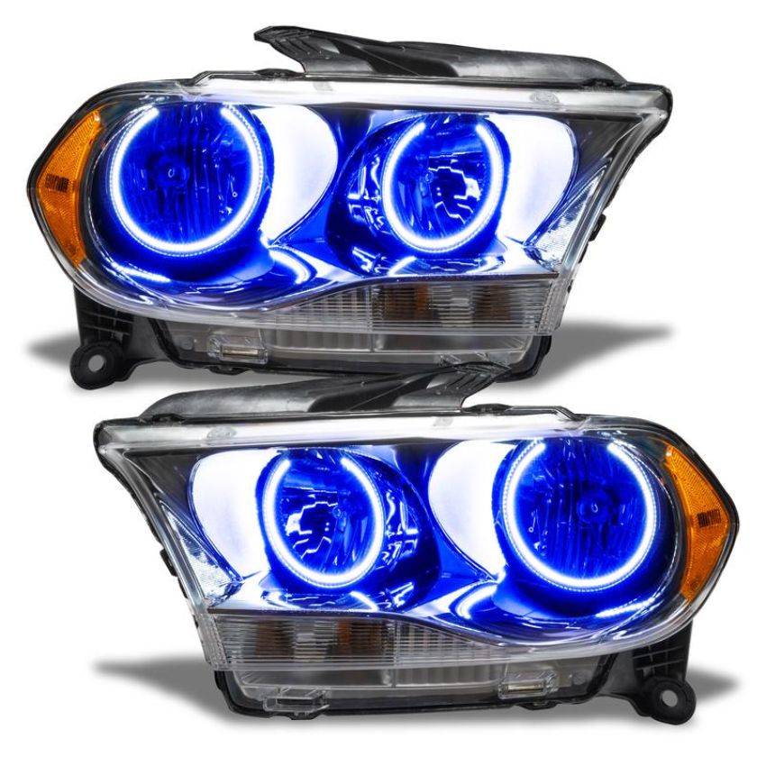 Oracle Lighting 7101-002 SMD Pre-Assembled Headlights, Halogen, Chrome Bezel, Blue