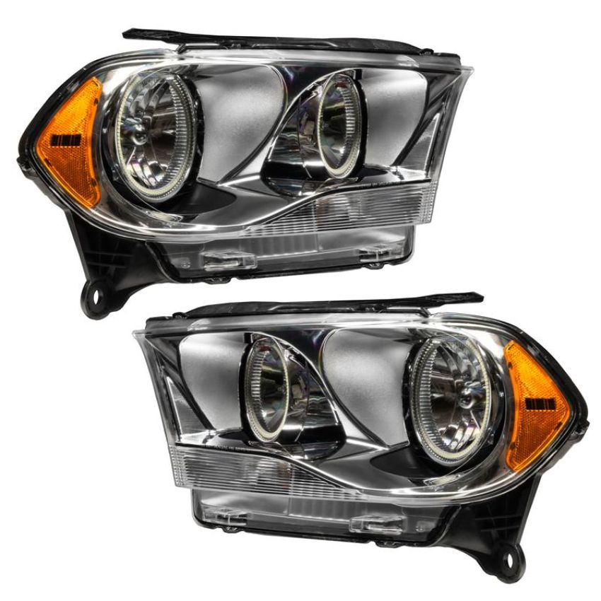 Oracle Lighting 7101-002 SMD Pre-Assembled Headlights, Halogen, Chrome Bezel, Blue