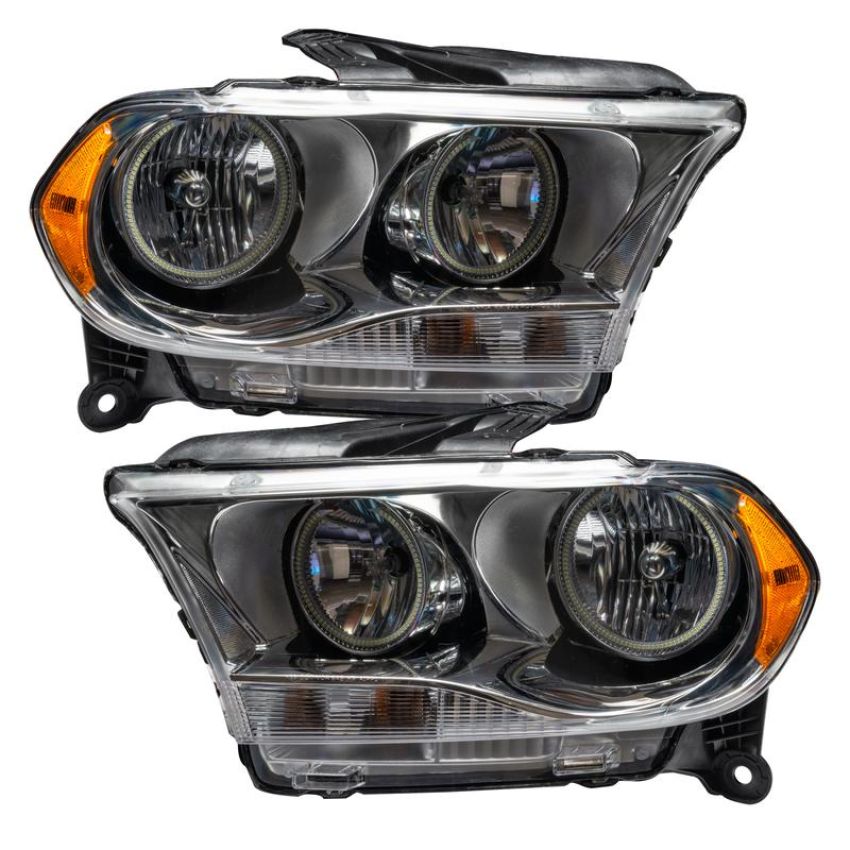 Oracle Lighting 7101-504 SMD Pre-Assembled Headlights, Halogen, Chrome Bezel, ColorSHIFT(tm) - Simple
