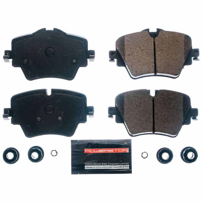 PowerStop Z23-1892 PowerStop - Z23 Daily Driver Carbon-Fiber Ceramic Brake Pads with Hardware Kit