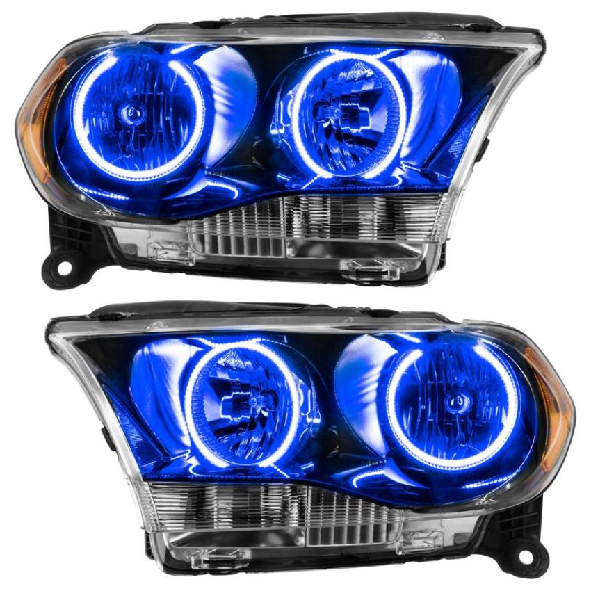 Oracle Lighting 7102-002 SMD Pre-Assembled Headlights, Halogen, Black Bezel, Blue