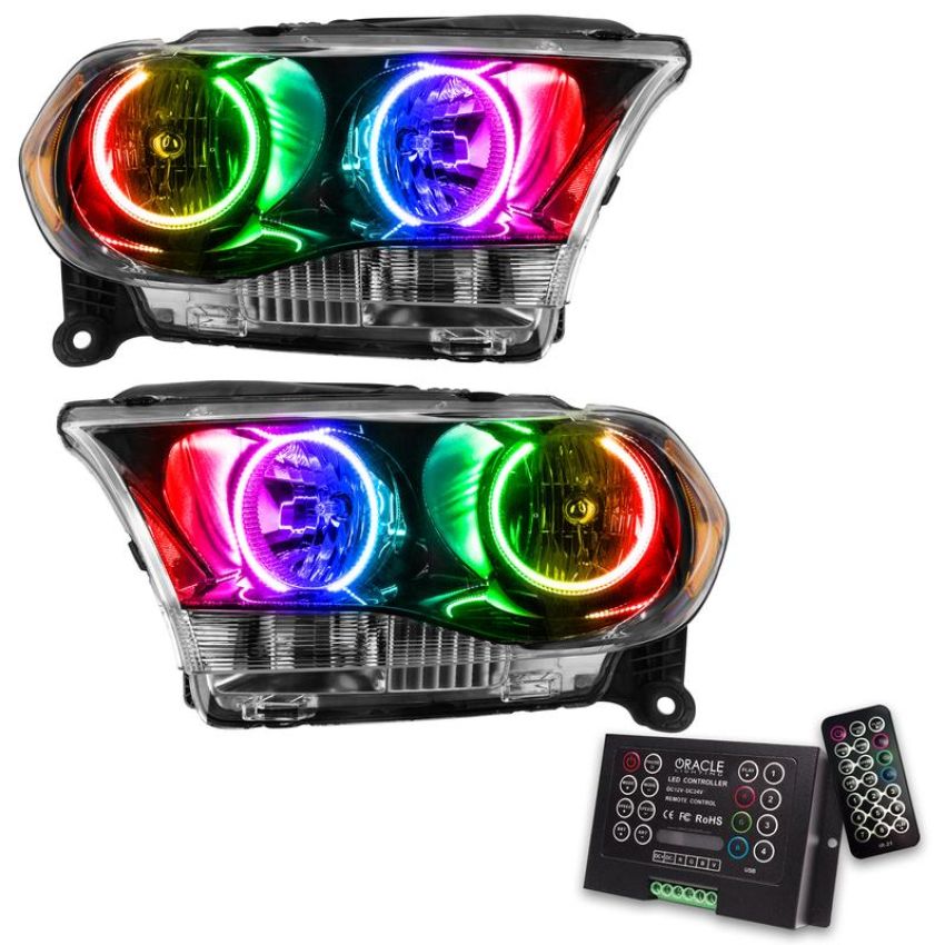 Oracle Lighting 7102-333 SMD Pre-Assembled Headlights, Halogen, , ColorSHIFT(tm) 2.0
