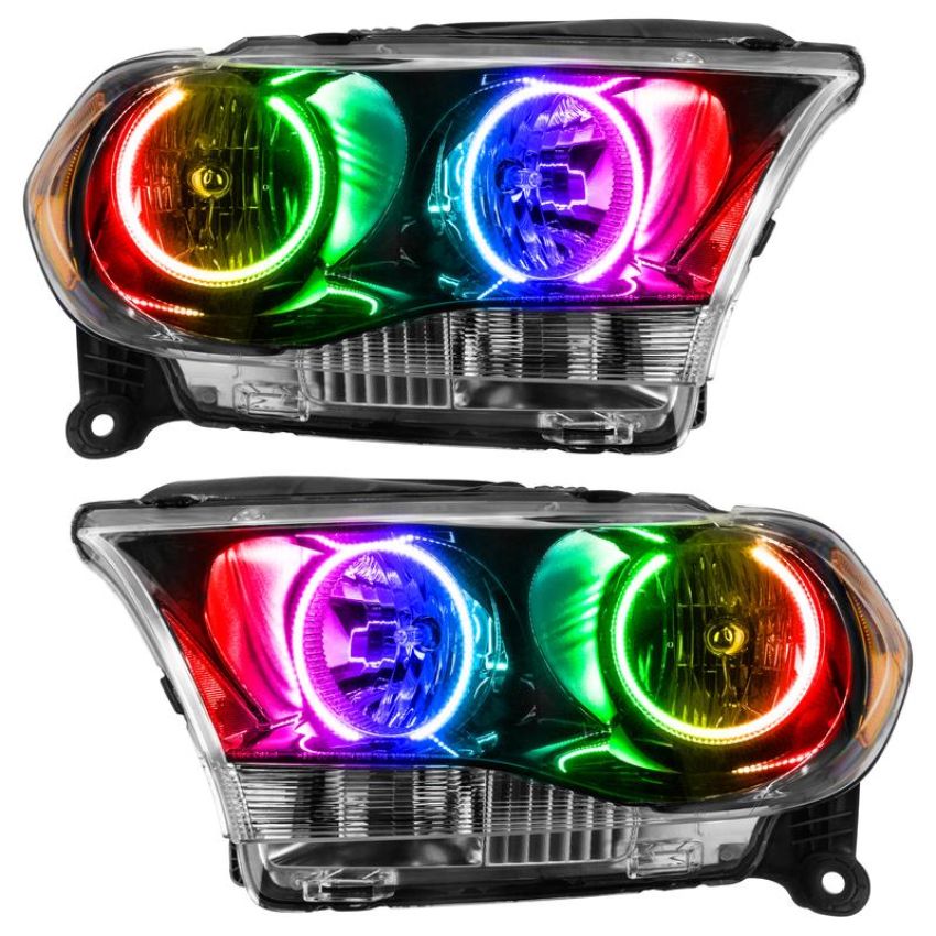 Oracle Lighting 7102-334 SMD Pre-Assembled Headlights, Halogen, Black Bezel, ColorSHIFT - No Controller