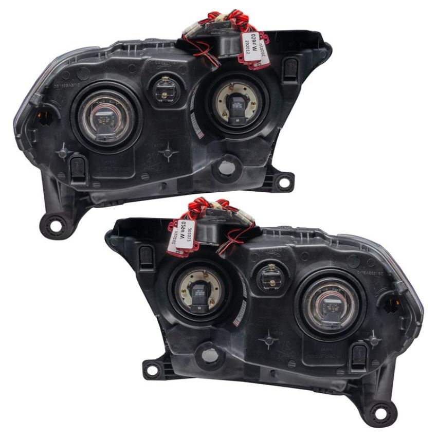 Oracle Lighting 7102-334 SMD Pre-Assembled Headlights, Halogen, Black Bezel, ColorSHIFT - No Controller