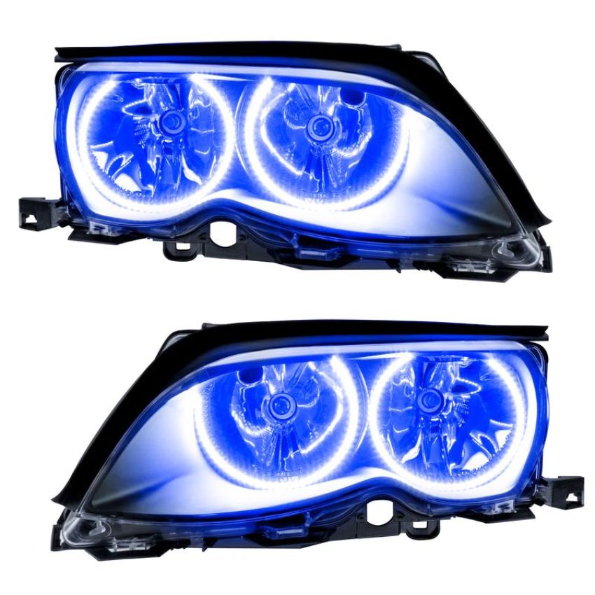 Oracle Lighting 7104-002 SMD Pre-Assembled Headlights, Black Bezel, Blue
