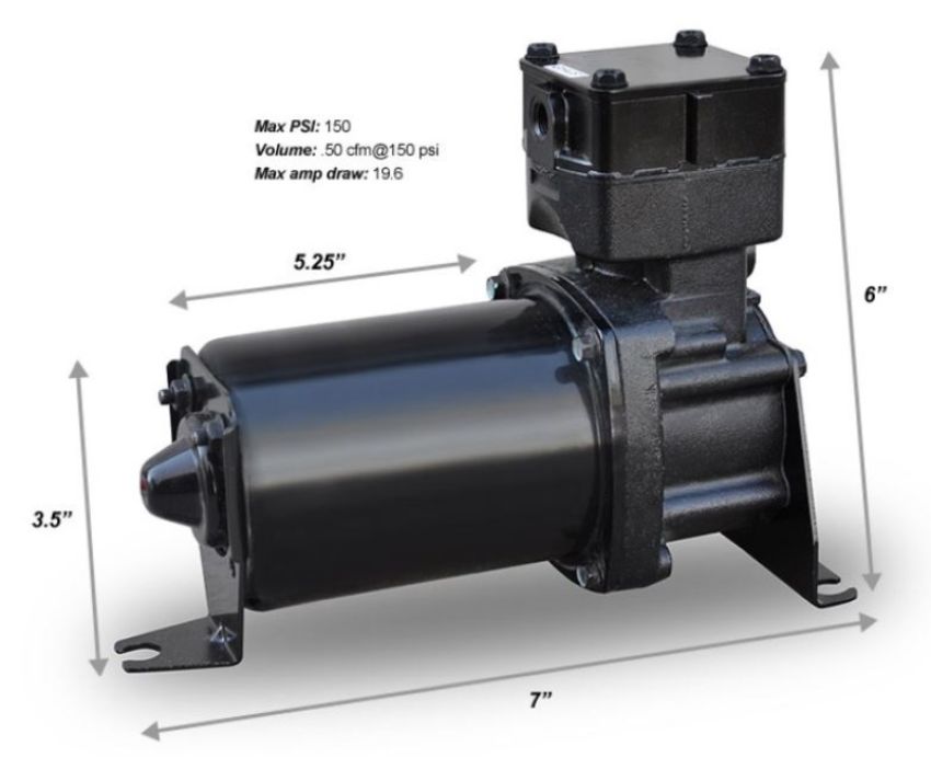 Ridetech 31920002 Thomas air compressor model 319.