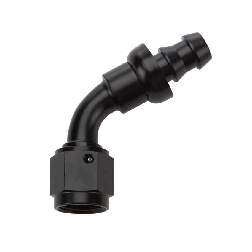 ALLSTAR PERFORMANCE ALL49446 Pushlock Hose End Black 60 Deg Elbow -16