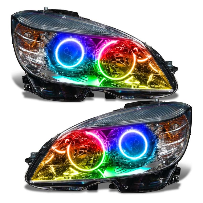 Oracle Lighting 7115-334 SMD Pre-Assembled Headlights, Black Bezel, ColorSHIFT(tm) - No Controller