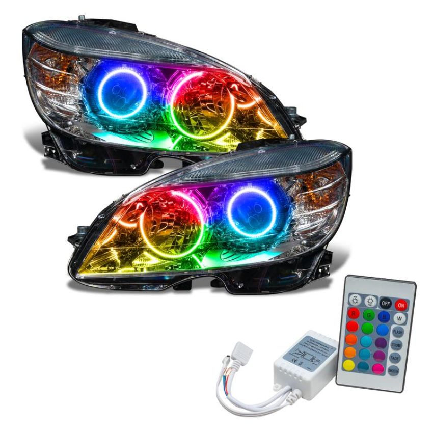 Oracle Lighting 7115-504 SMD Pre-Assembled Headlights, Black Bezel, ColorSHIFT(tm) - Simple