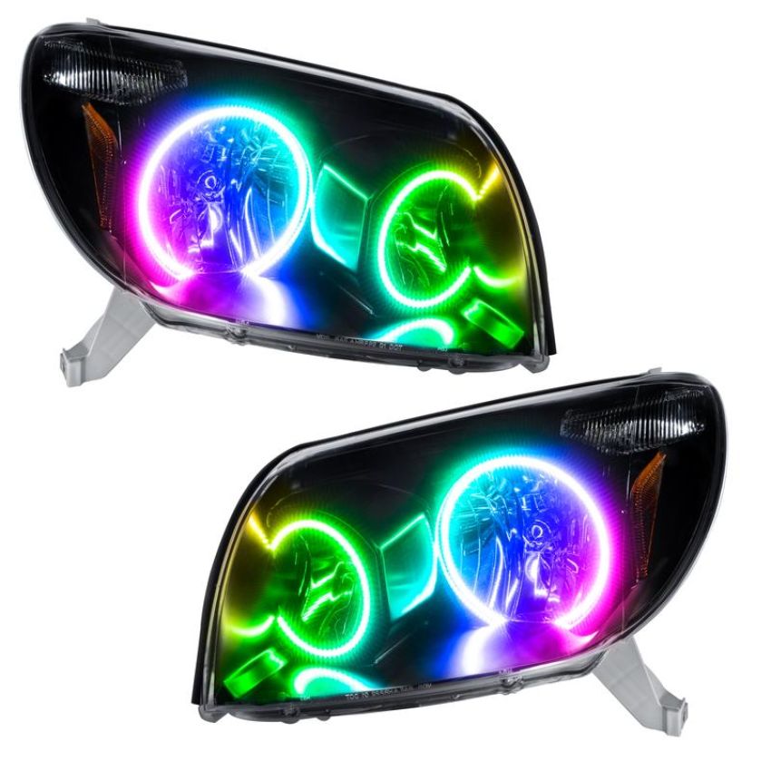 Oracle Lighting 7118-334 SMD Pre-Assembled Headlights, Black Bezel, ColorSHIFT(tm) - No Controller