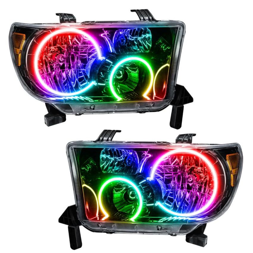 Oracle Lighting 7119-334 SMD Pre-Assembled Headlights, Black Bezel, ColorSHIFT(tm) - No Controller
