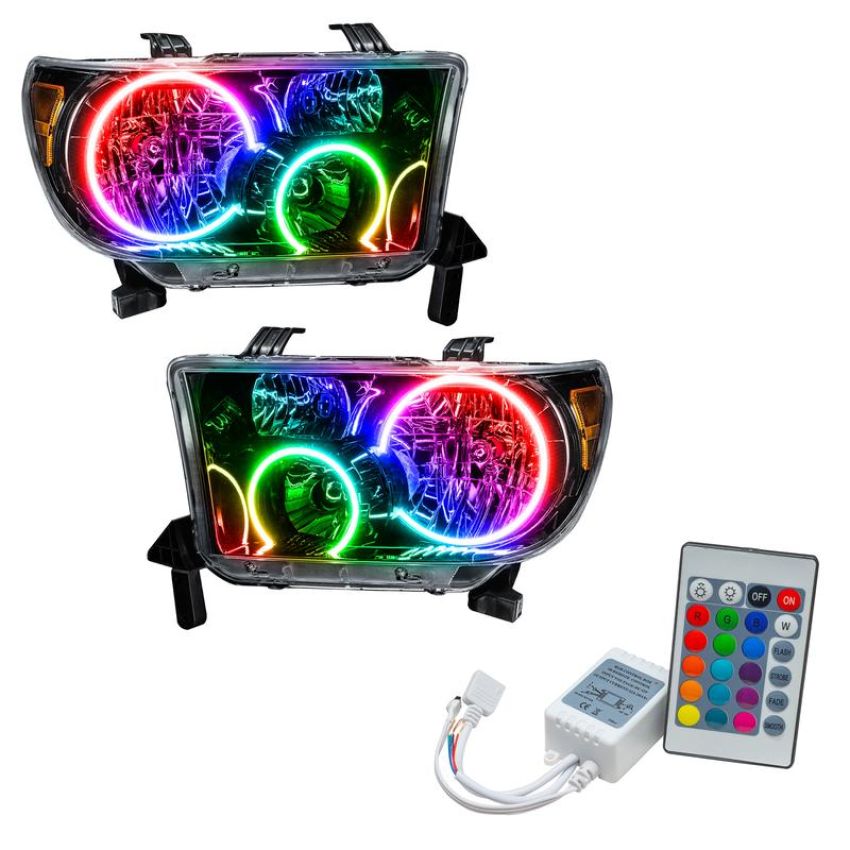 Oracle Lighting 7119-504 SMD Pre-Assembled Headlights, Black Bezel, ColorSHIFT(tm) - Simple