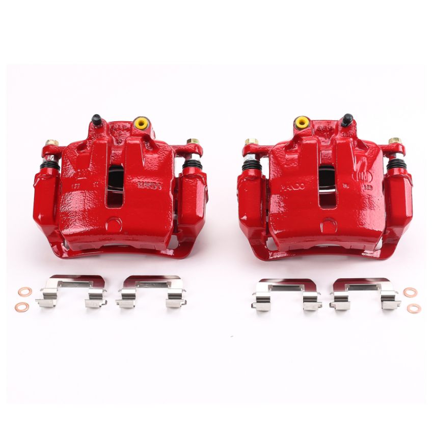 PowerStop S5270A Red Powder Coated Calipers