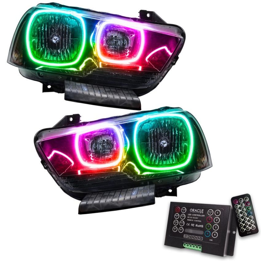 Oracle Lighting 7123-333 SMD Pre-Assembled Headlights, Non-HID, ColorSHIFT(tm) 2.0