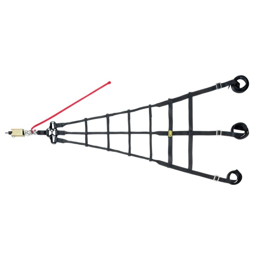 OMP RACING, INC. OMPNA0-1877 Racing Cage Net 3 Point Black