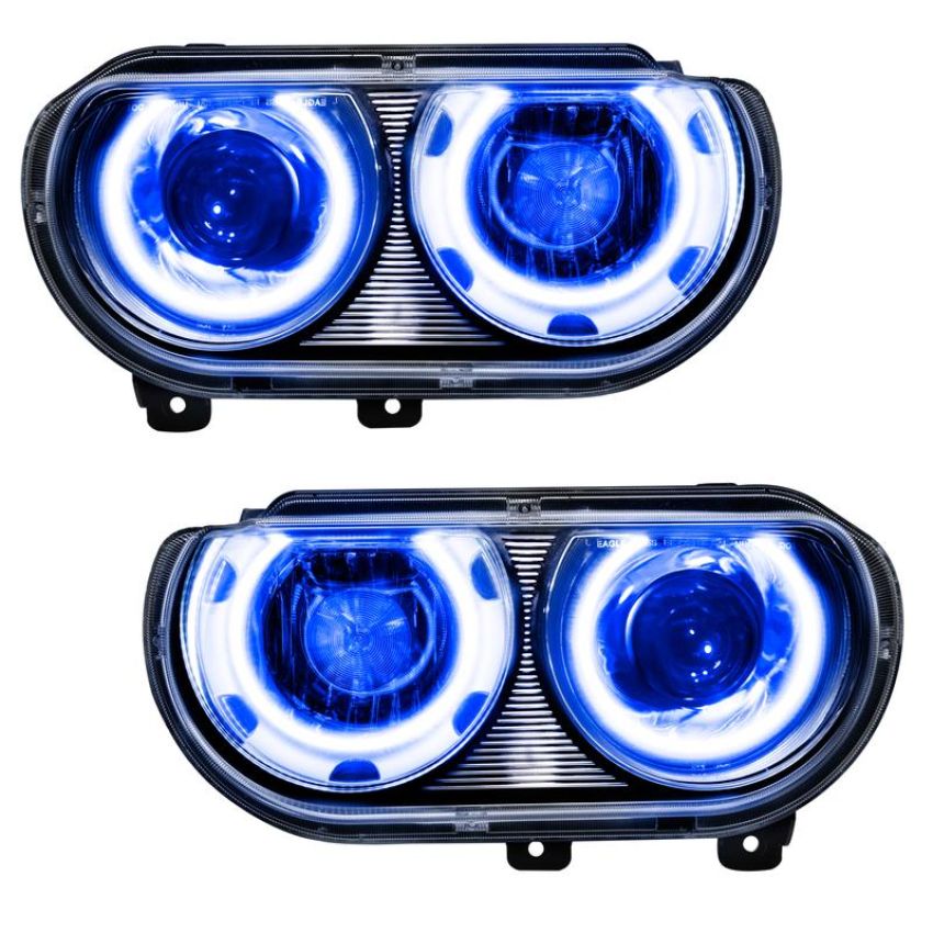Oracle Lighting 7132-002 SMD Pre-Assembled Headlights, HID Style, Blue