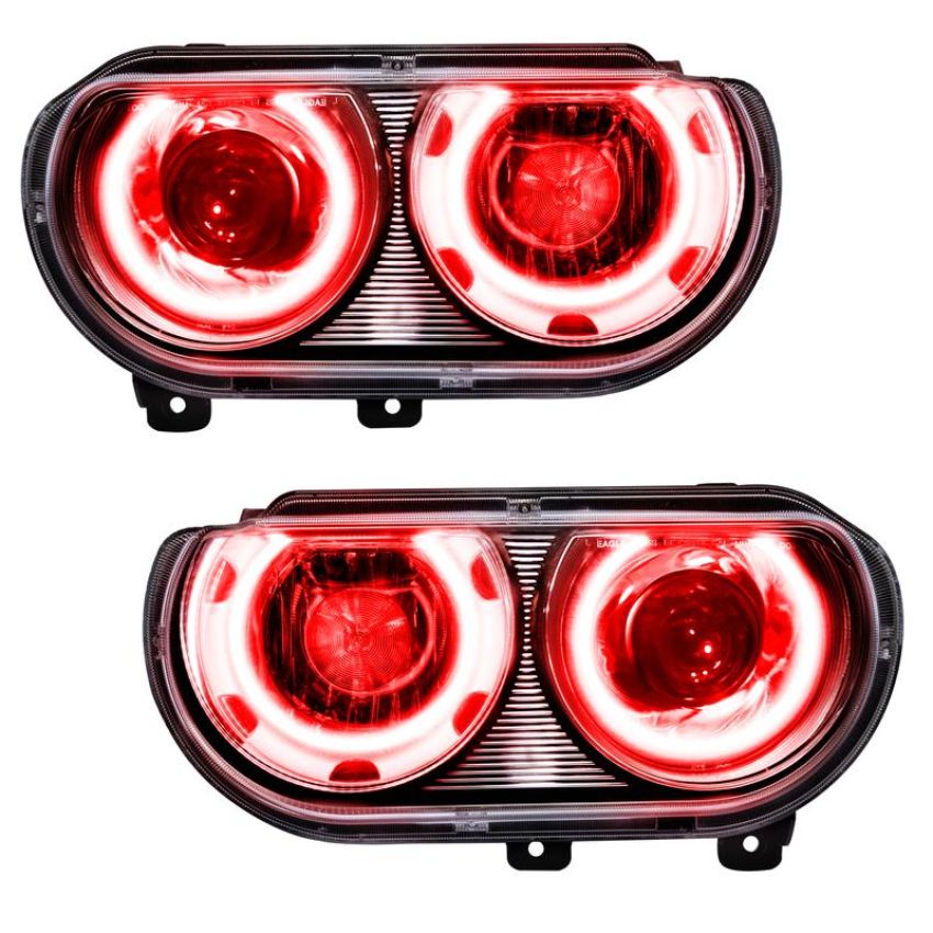 Oracle Lighting 7132-003 SMD Pre-Assembled Headlights, HID Style, Red