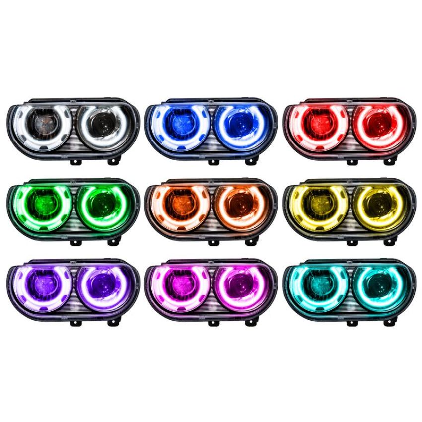 Oracle Lighting 7132-330 SMD Pre-Assembled Headlights, HID Style, ColorSHIFT