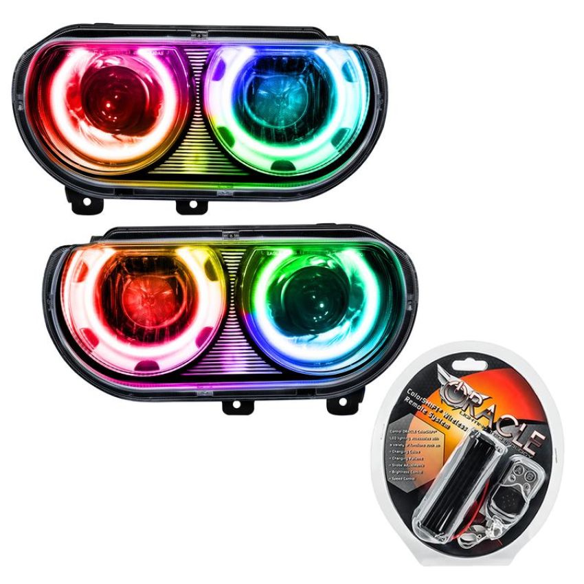 Oracle Lighting 7132-330 SMD Pre-Assembled Headlights, HID Style, ColorSHIFT