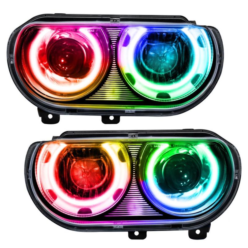 Oracle Lighting 7132-330 SMD Pre-Assembled Headlights, HID Style, ColorSHIFT