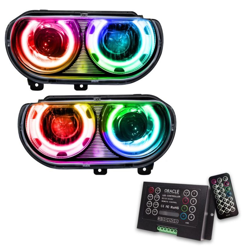 Oracle Lighting 7132-333 SMD Pre-Assembled Headlights, HID Style, ColorSHIFT(tm) 2.0