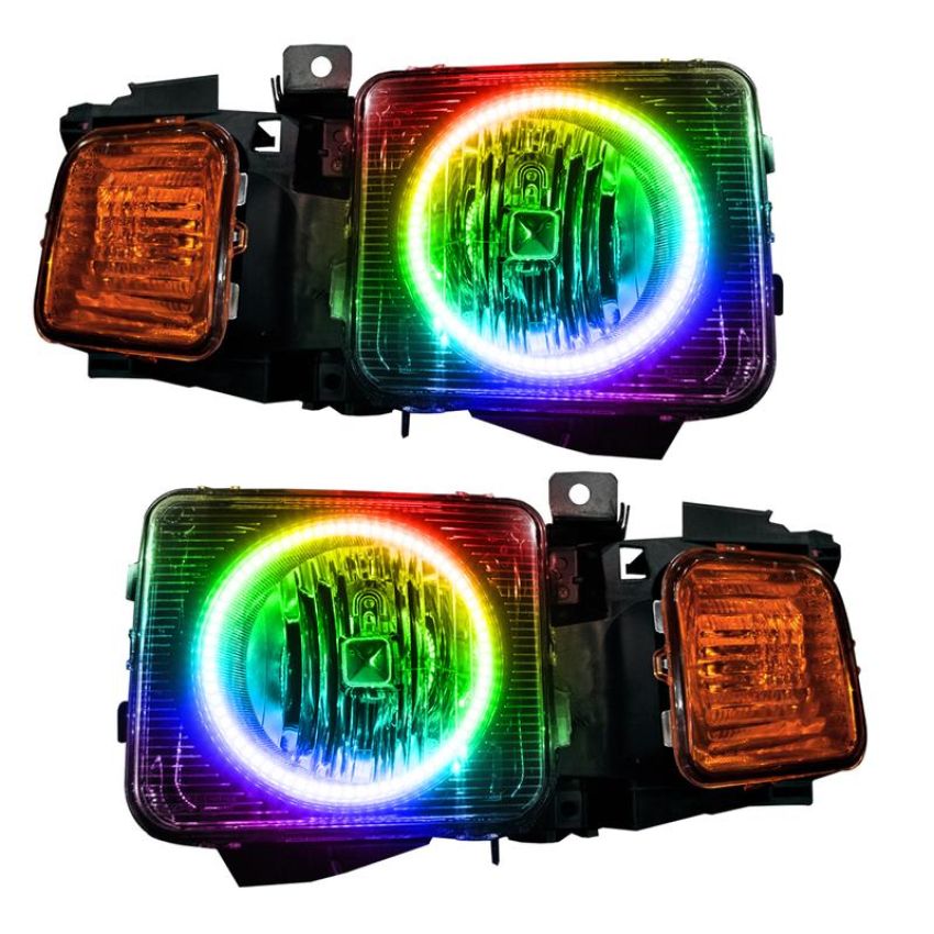 Oracle Lighting 7133-332 Dynamic ColorSHIFT(tm) SMD Pre-Assembled Headlights, Combo