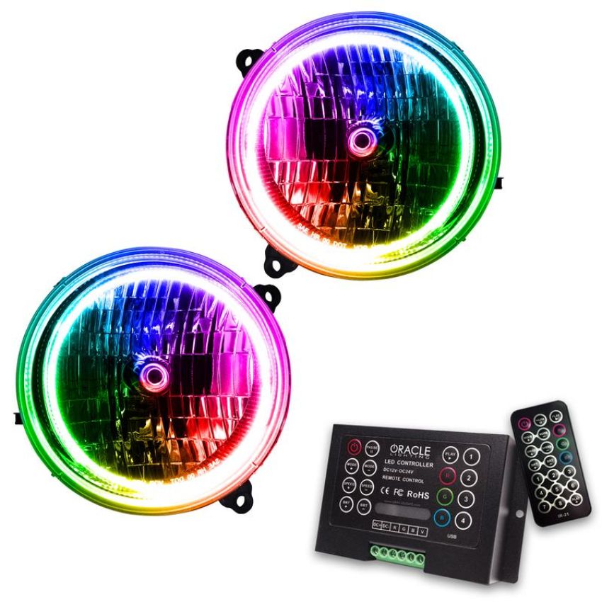 Oracle Lighting 7135-333 SMD Pre-Assembled Headlights, ColorSHIFT(tm) 2.0