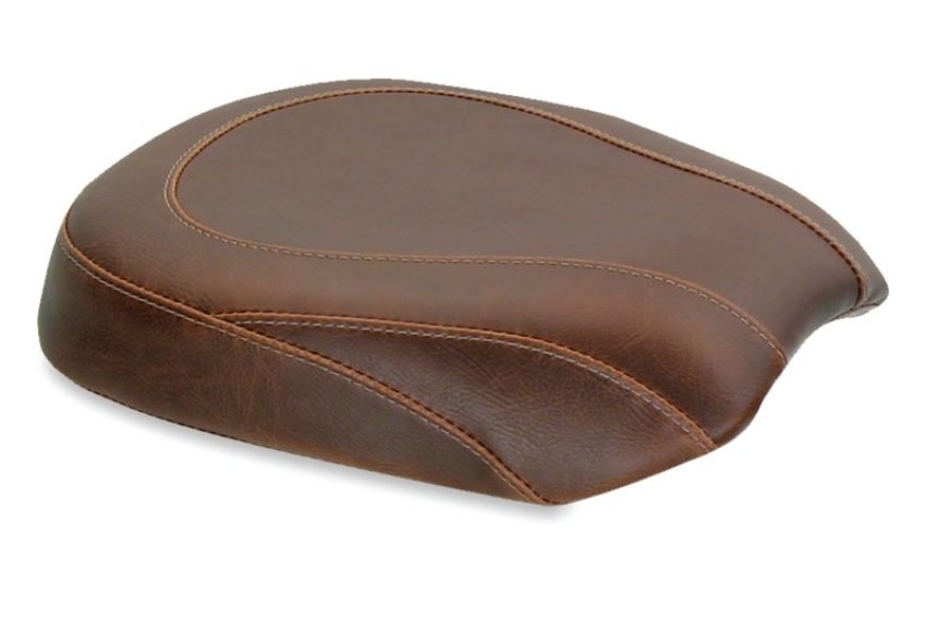 Mustang Motorcycle 76745 Mustang 06-17 Harley Softail Wide Tire (200mm) Wide Tripper Passenger Seat - Distressed Brown
