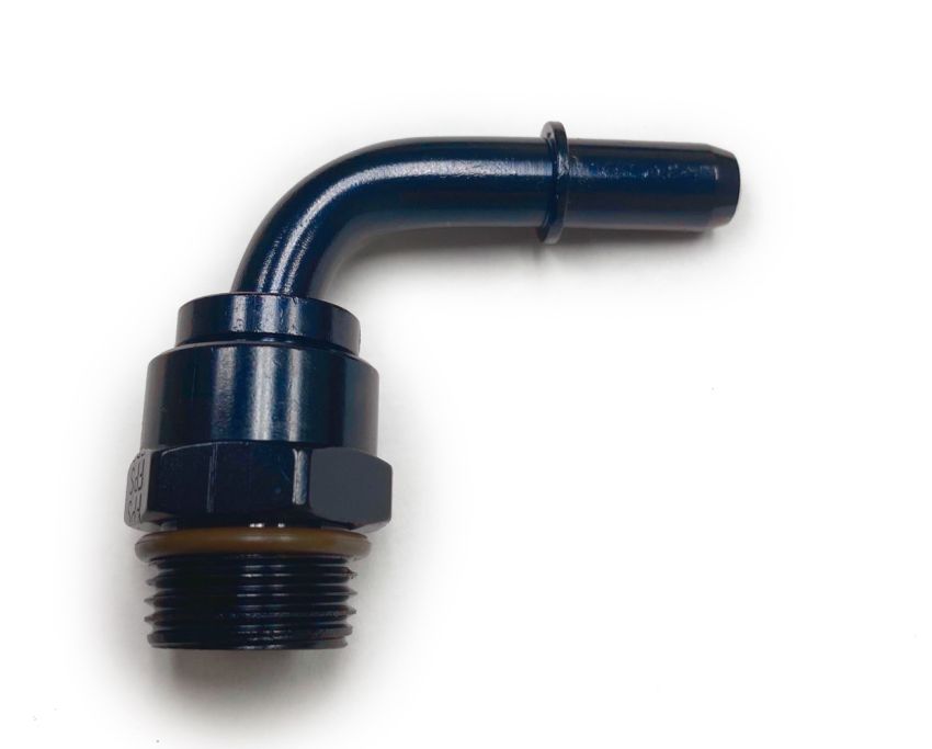 FRAGOLA FRG997516-BL #6 ORB to 3/8 Male Q/C EFI Fitting 90-Degree