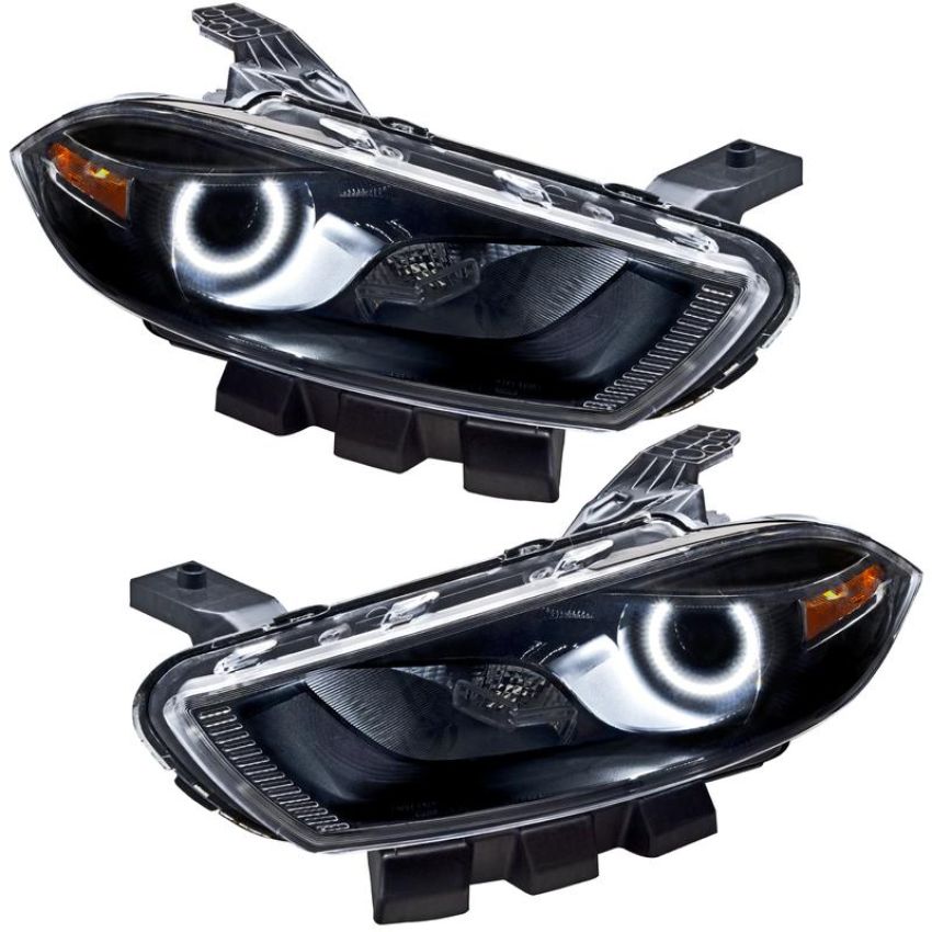 Oracle Lighting 7142-001 SMD Pre-Assembled Headlights, HID Style, Black, White
