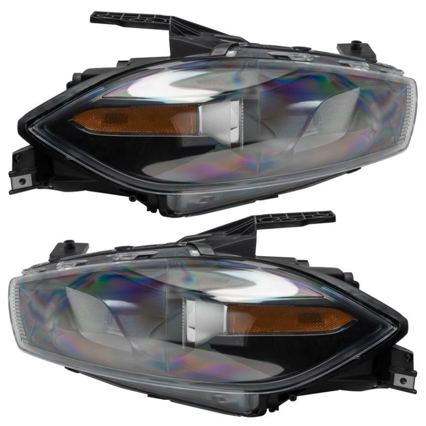Oracle Lighting 7142-334 SMD Pre-Assembled Headlights, HID Style, Black Bezel, ColorSHIFT - No Controller