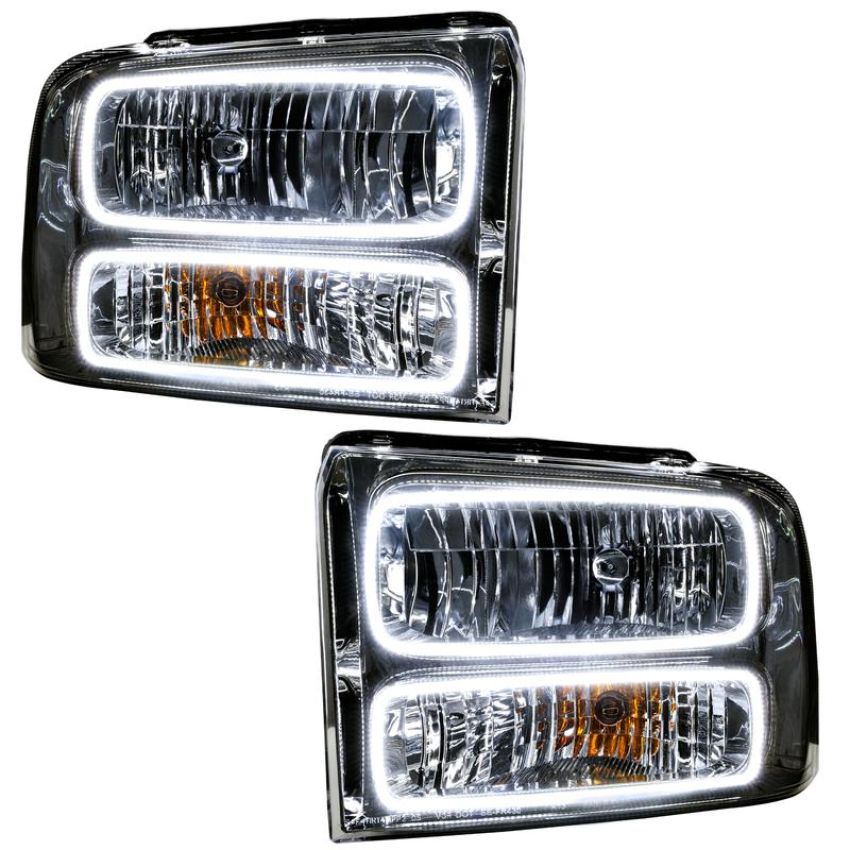 Oracle Lighting 7146-001 SMD Pre-Assembled Headlights, Chrome Bezel, White