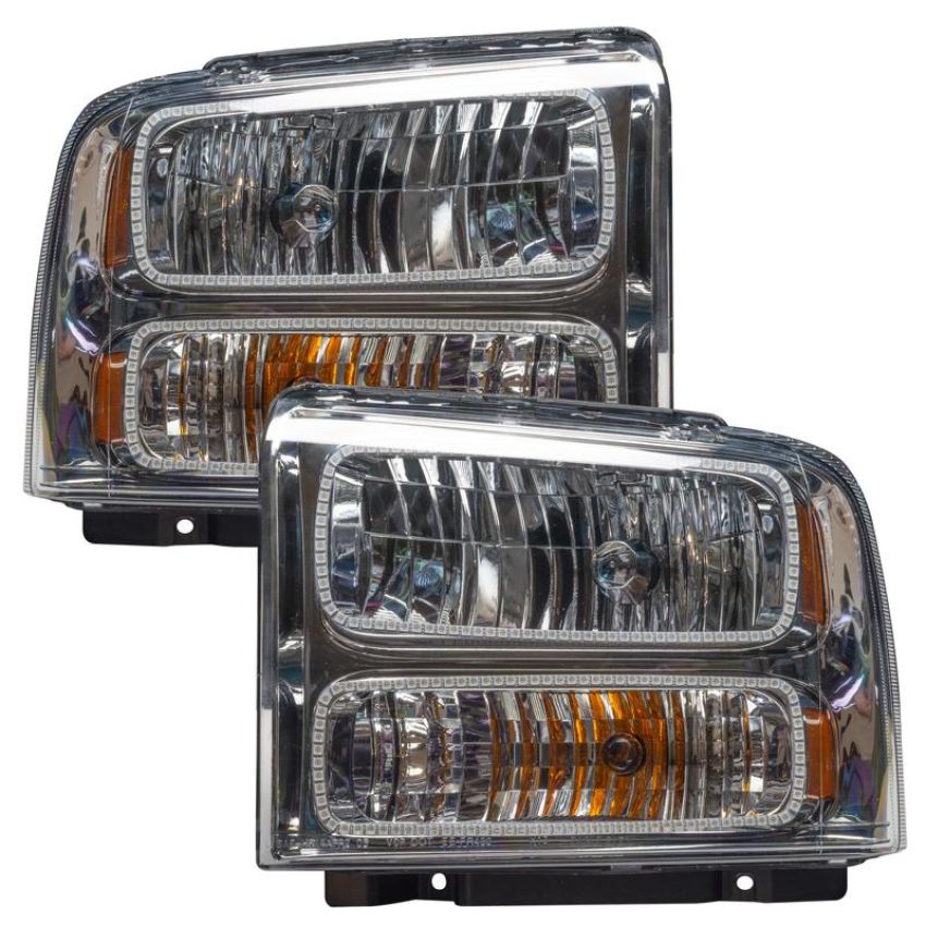 Oracle Lighting 7146-334 SMD Pre-Assembled Headlights, Chrome Bezel, ColorSHIFT(tm) - No Controller