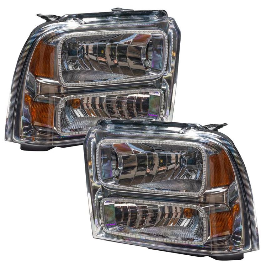 Oracle Lighting 7146-334 SMD Pre-Assembled Headlights, Chrome Bezel, ColorSHIFT(tm) - No Controller