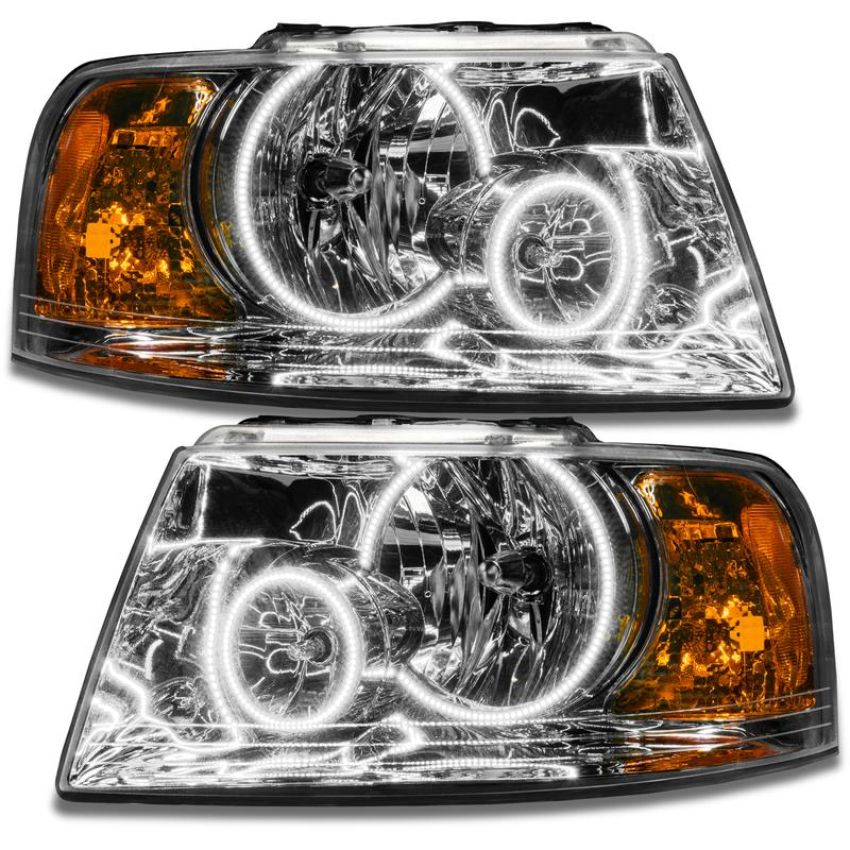 Oracle Lighting 7153-330 SMD Pre-Assembled Headlights, Chrome Bezel, ColorSHIFT