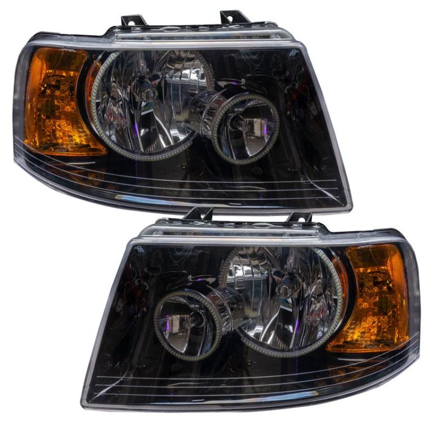Oracle Lighting 7154-334 SMD Pre-Assembled Headlights, Black Bezel, ColorSHIFT(tm) - No Controller