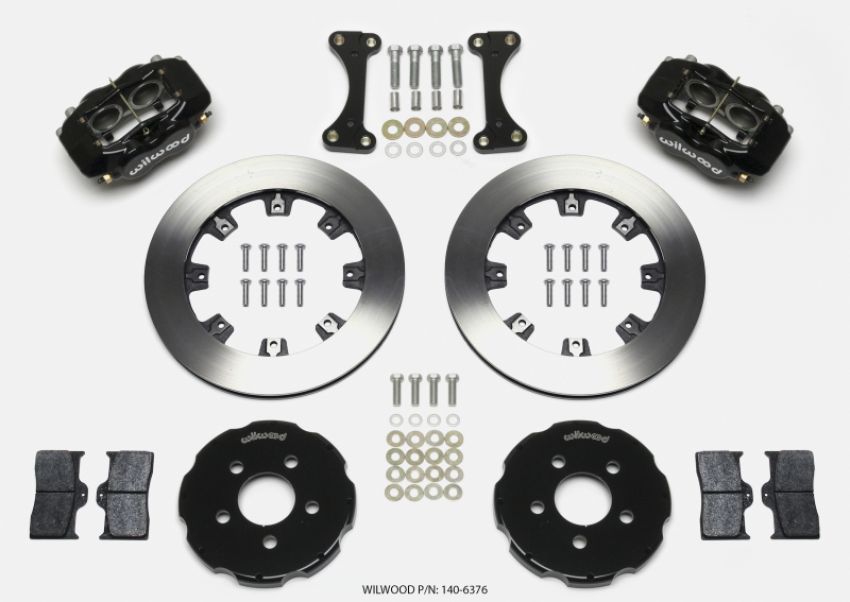 Wilwood 140-6376 Forged Dynalite Front Hat Kit 12.19in 00-04 PT Cruiser/03-04 SRT/4