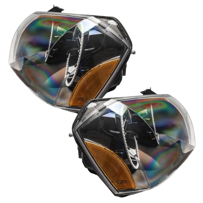 Oracle Lighting 7156-334 SMD Pre-Assembled Headlights, Black Bezel, ColorSHIFT(tm) - No Controller