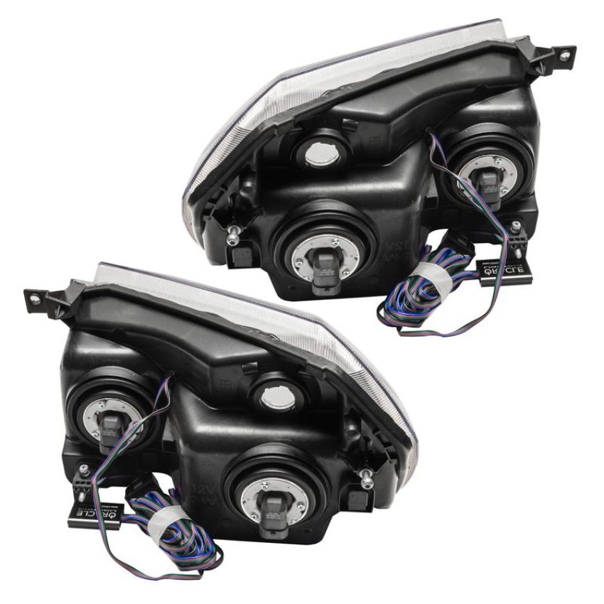 Oracle Lighting 7156-334 SMD Pre-Assembled Headlights, Black Bezel, ColorSHIFT(tm) - No Controller