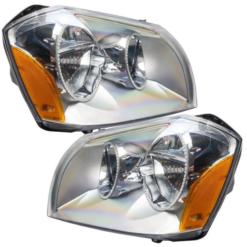 Oracle Lighting 7157-334 SMD Pre-Assembled Headlights, Chrome Bezel, ColorSHIFT(tm) - No Controller