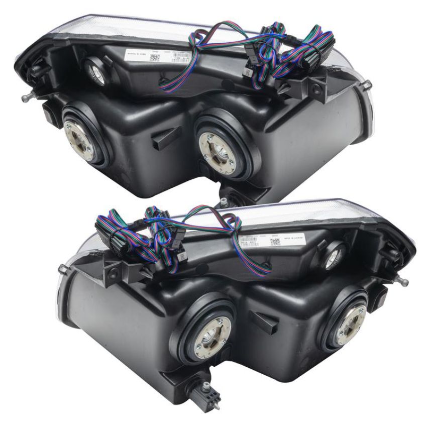 Oracle Lighting 7157-334 SMD Pre-Assembled Headlights, Chrome Bezel, ColorSHIFT(tm) - No Controller