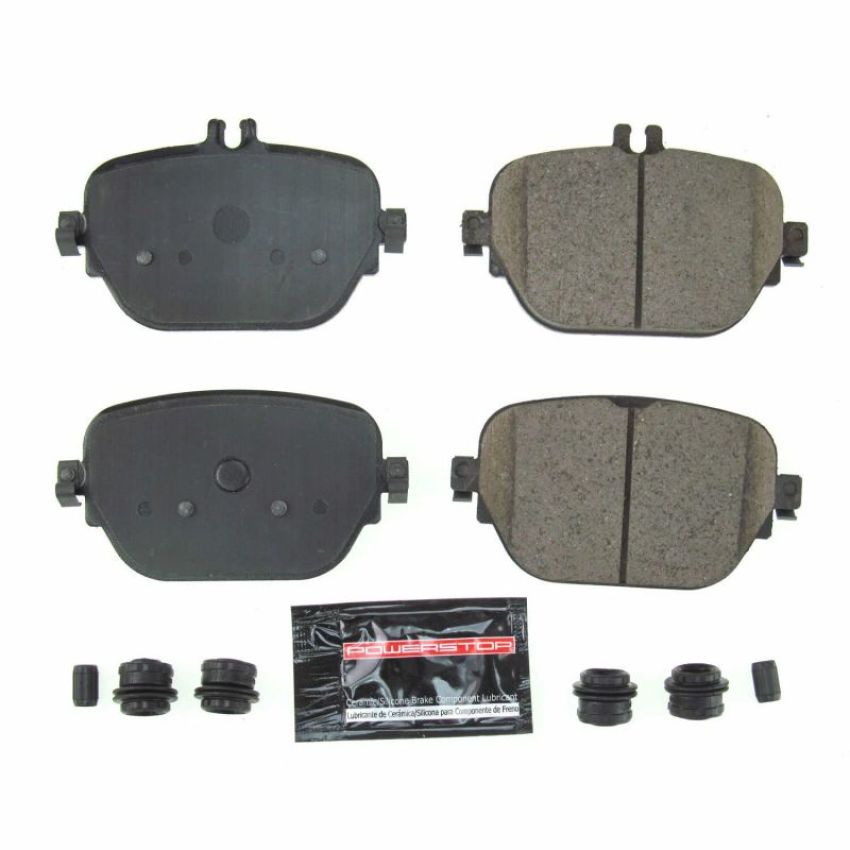 PowerStop Z23-2047 PowerStop - Z23 Daily Driver Carbon-Fiber Ceramic Brake Pads with Hardware Kit