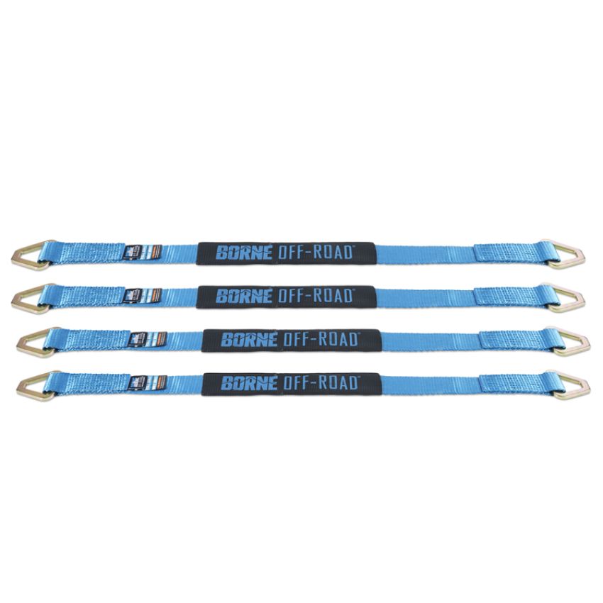 Borne Off-Road BNRTC-TD-4BL Ratchet Tie-Down